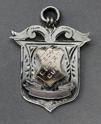  Antique Gold and Silver Fob Medallion - EPRFU Cup, 1904